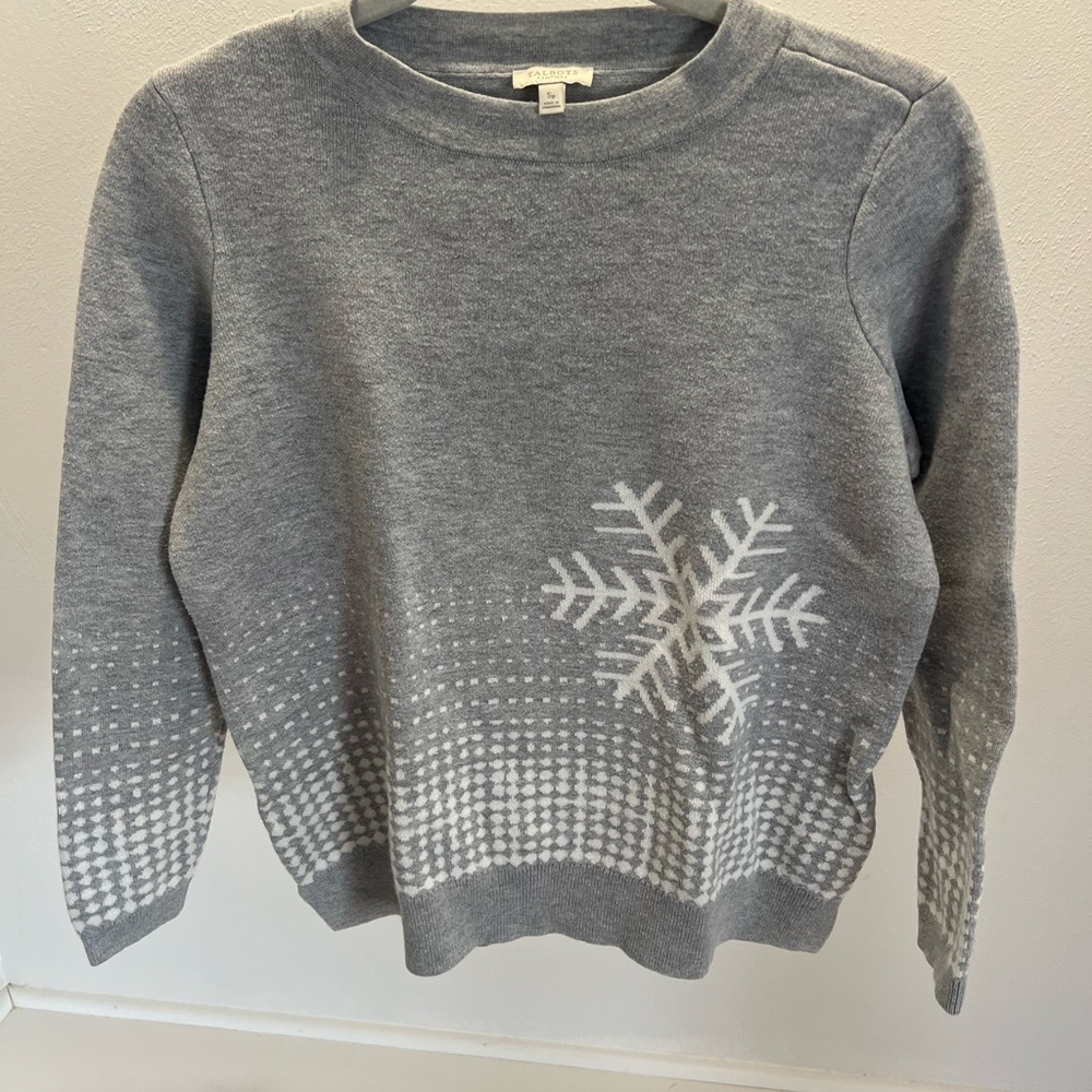 Talbots: Snowflake Sweater - Picture 2 of 5